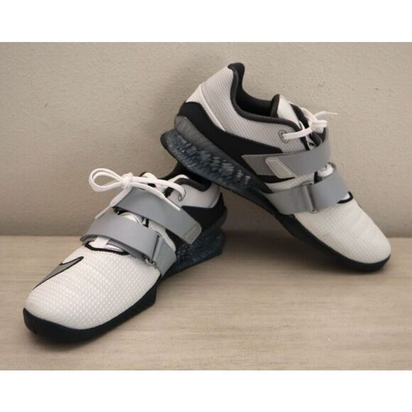 Nike FZ8663-100 Mens 10.5 Womens 12 White Romaleos 4 SE Weightlifting Shoes - Picture 1 of 13